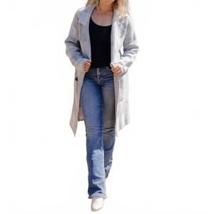 NEW ALLIE ROSE everly long cardigan in grey